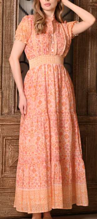 Ryna Maxi In Orange Star