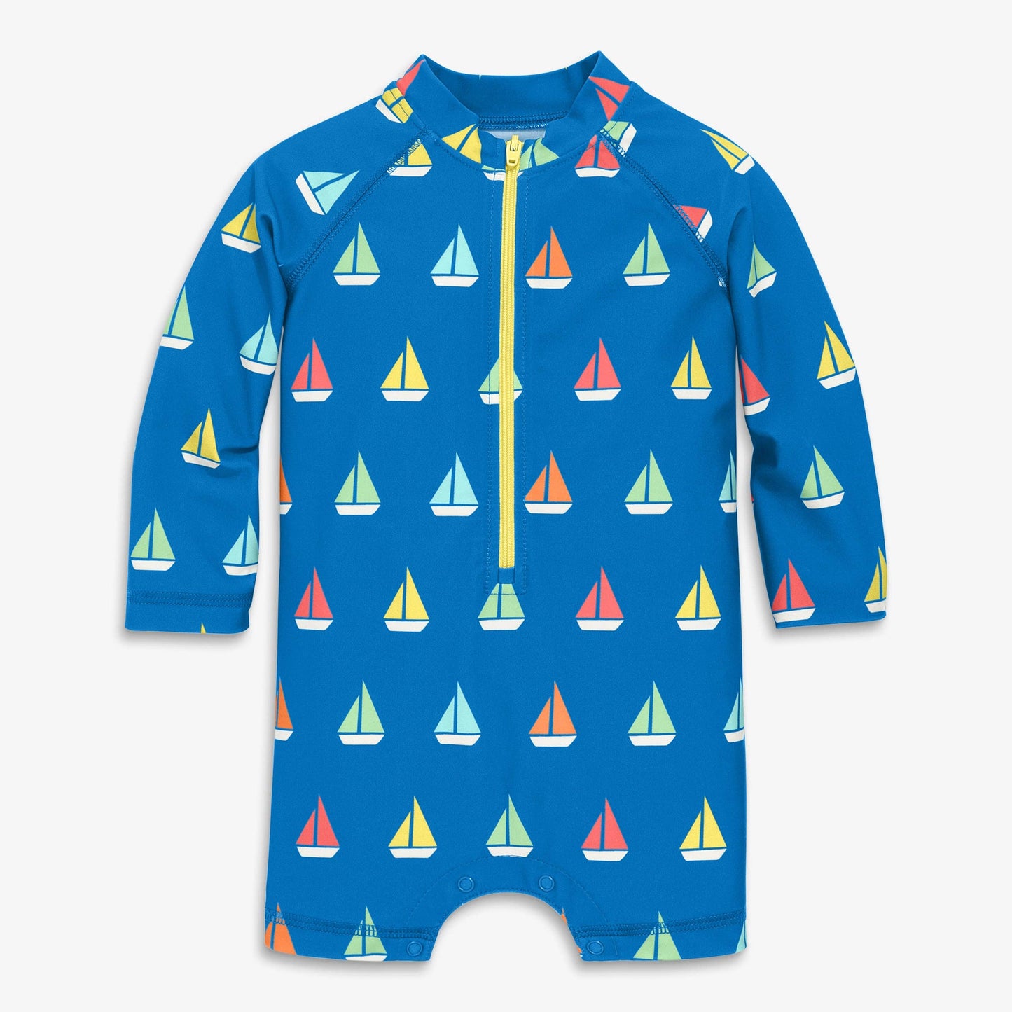 Baby One-Piece Rash Guard In Set Sail