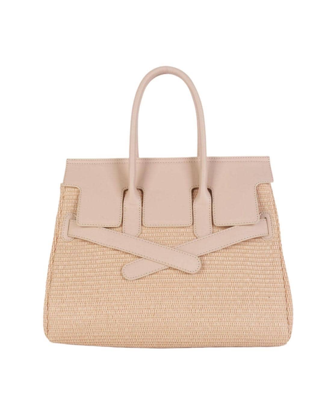 Stella- Soft Rattan- Handbag - WS: Natural