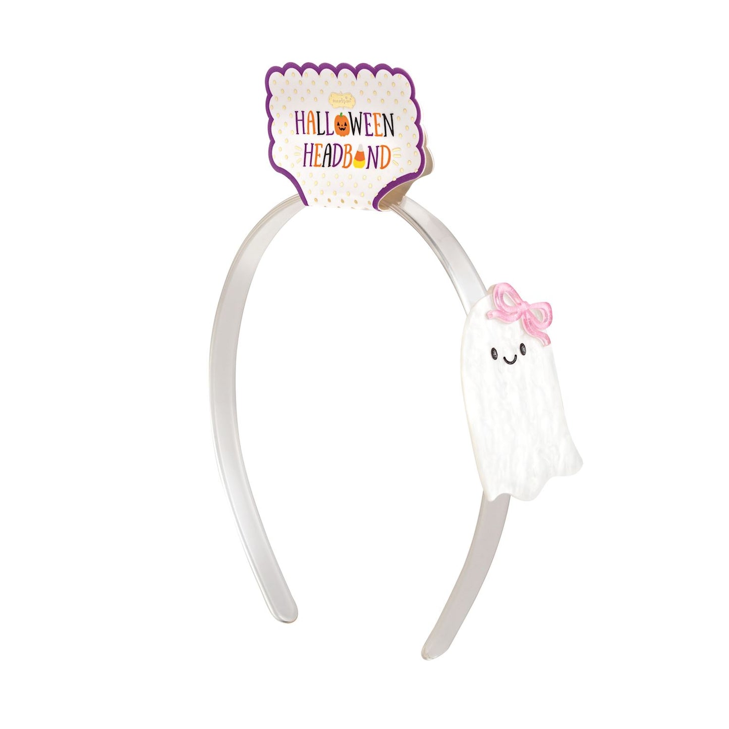 Ghost Halloween Acrylic Headband
