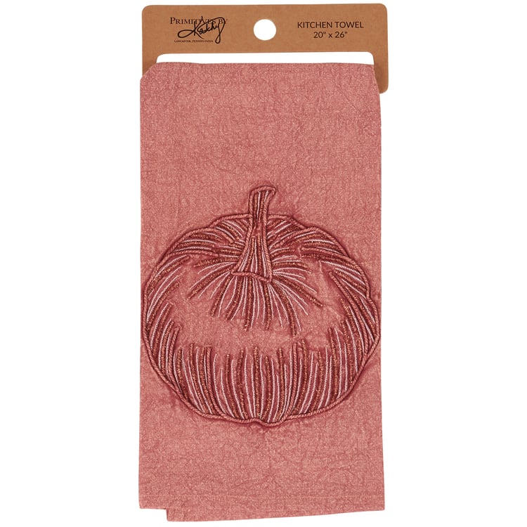 Blush Pumpkin Kitchen Towel