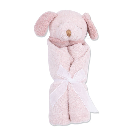 Angel Dear Blush Puppy Blankie - image 2