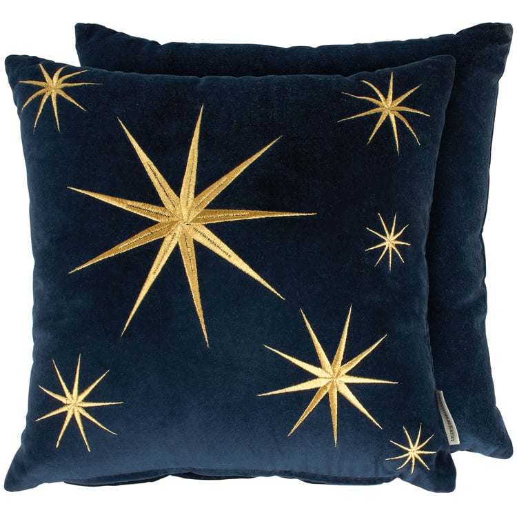 Gold Starburst Pillow