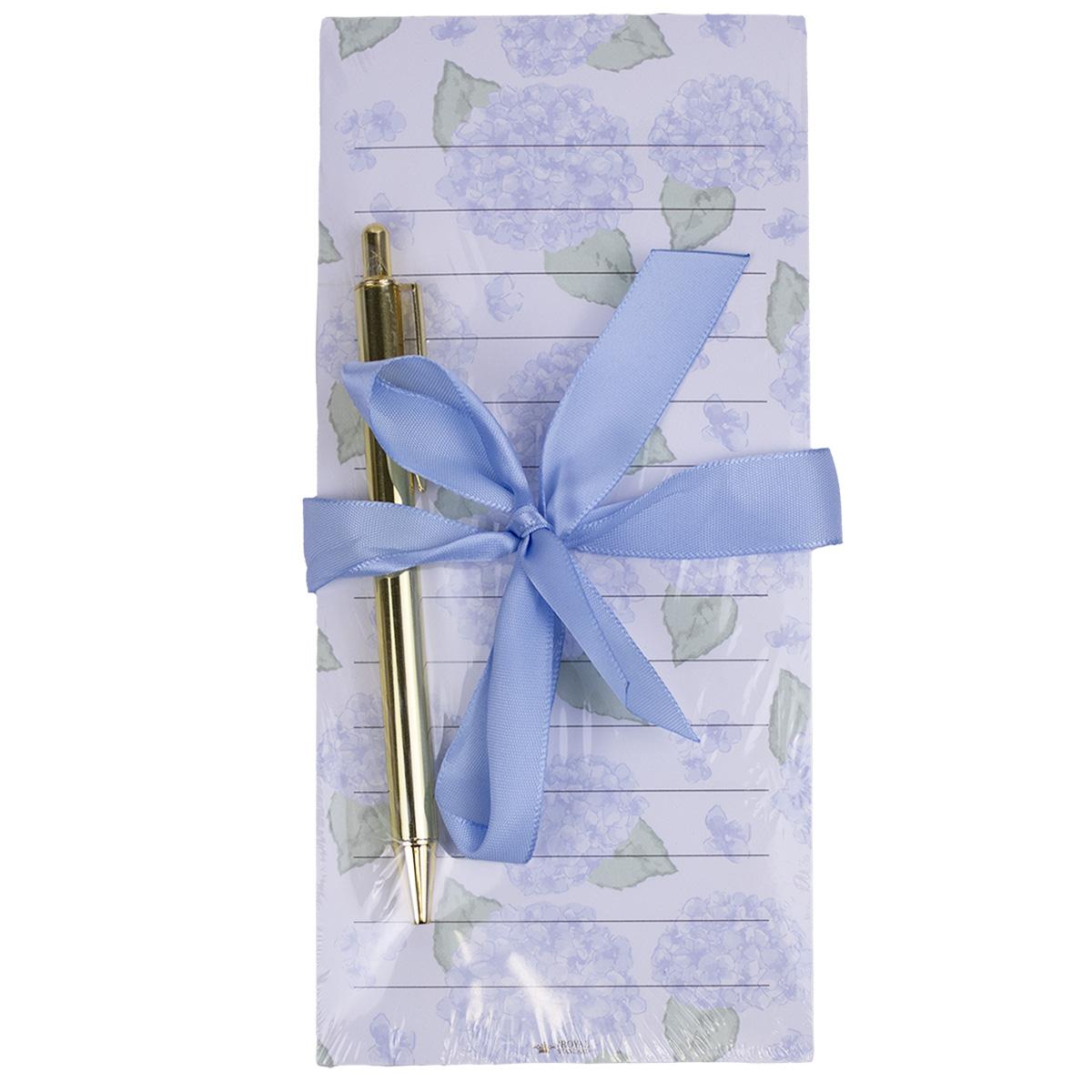Hydrangea Notepad Gift Set