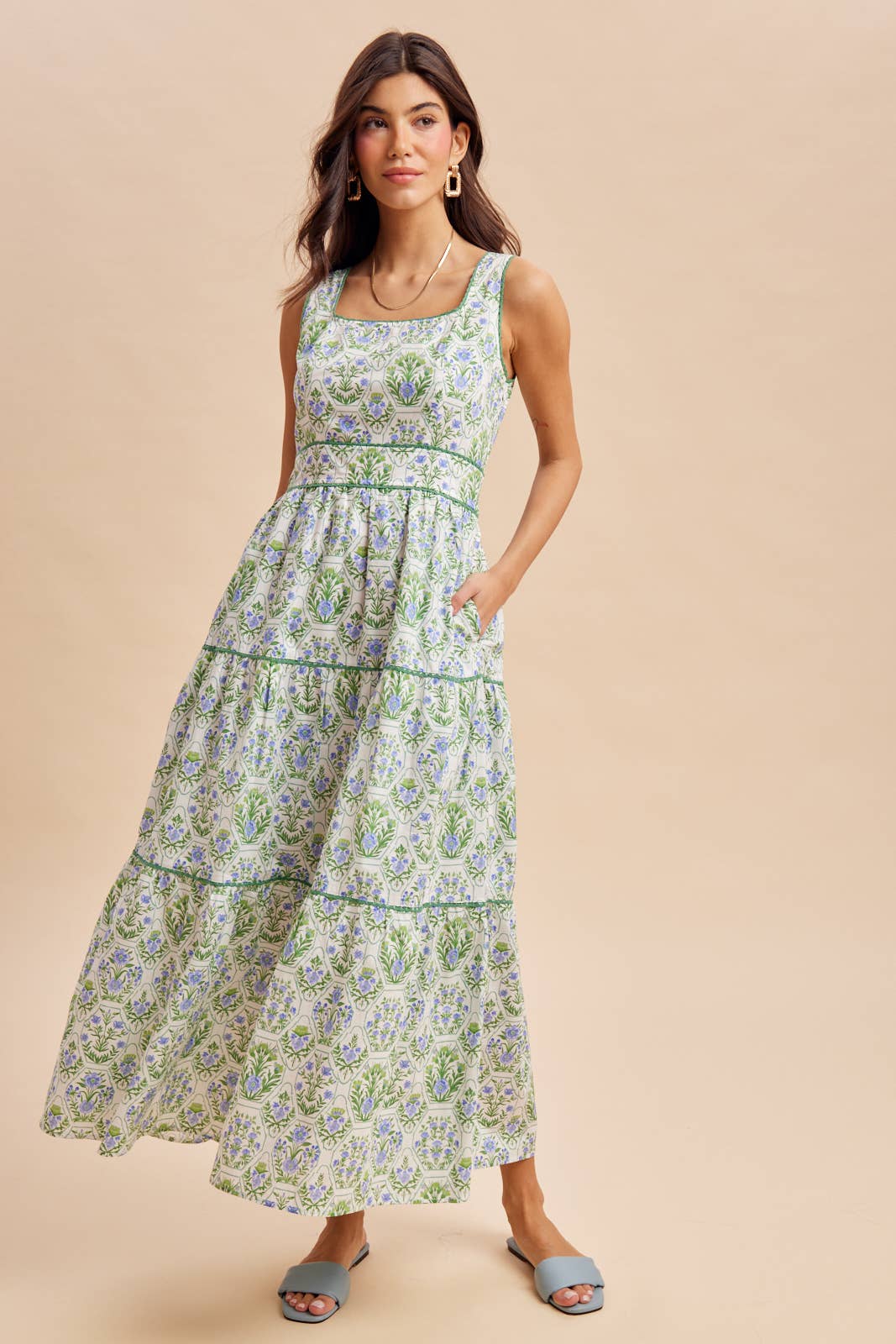 square neck floral maxi dress Cotton Dress: French Lilac – She la la _corset belt Men's Cobalt Blue Button Hang Or Line Dry Color:Blue/ Natural Oak