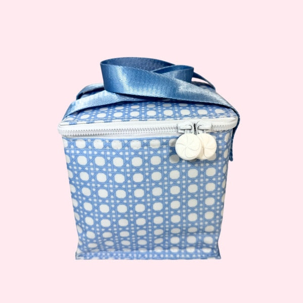 Baby Blue Bungalow Snack Square-Wipeable