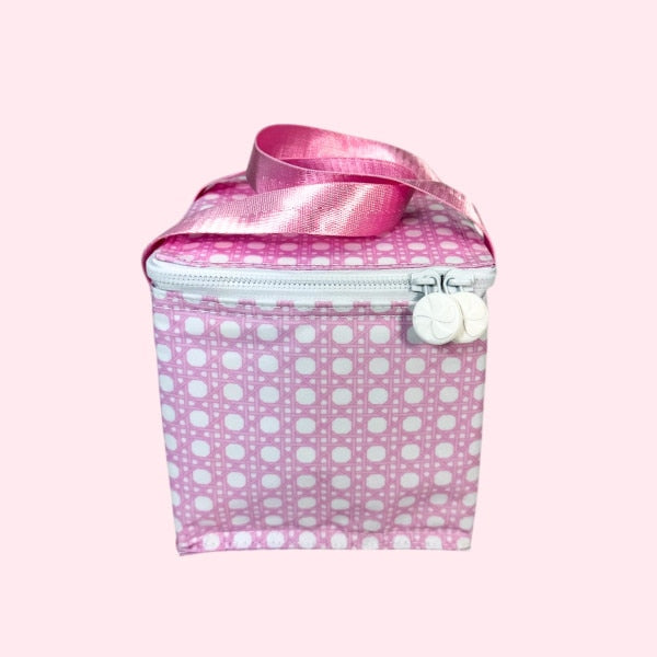 Pink Bungalow Snack Square-Wipeable