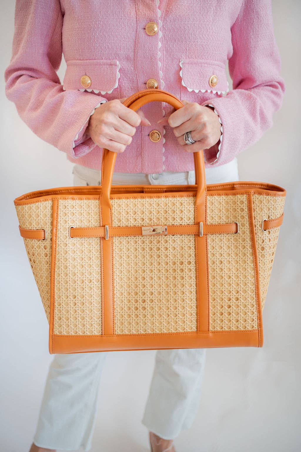 Palmer- Cane Tote Bag -WS