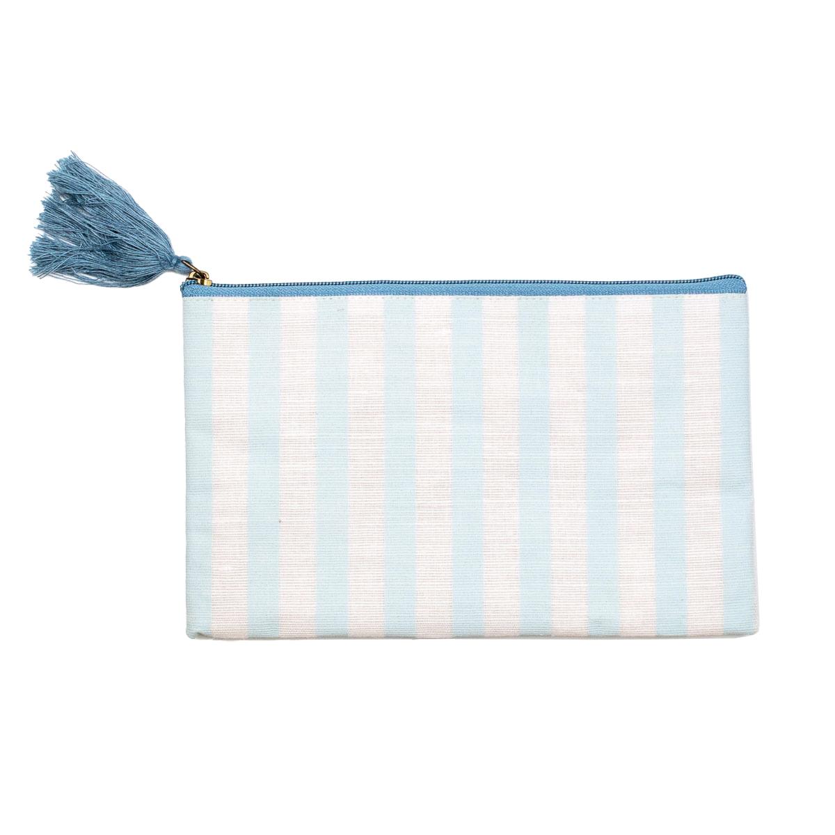 Stripe Juco Cosmetic Bag
