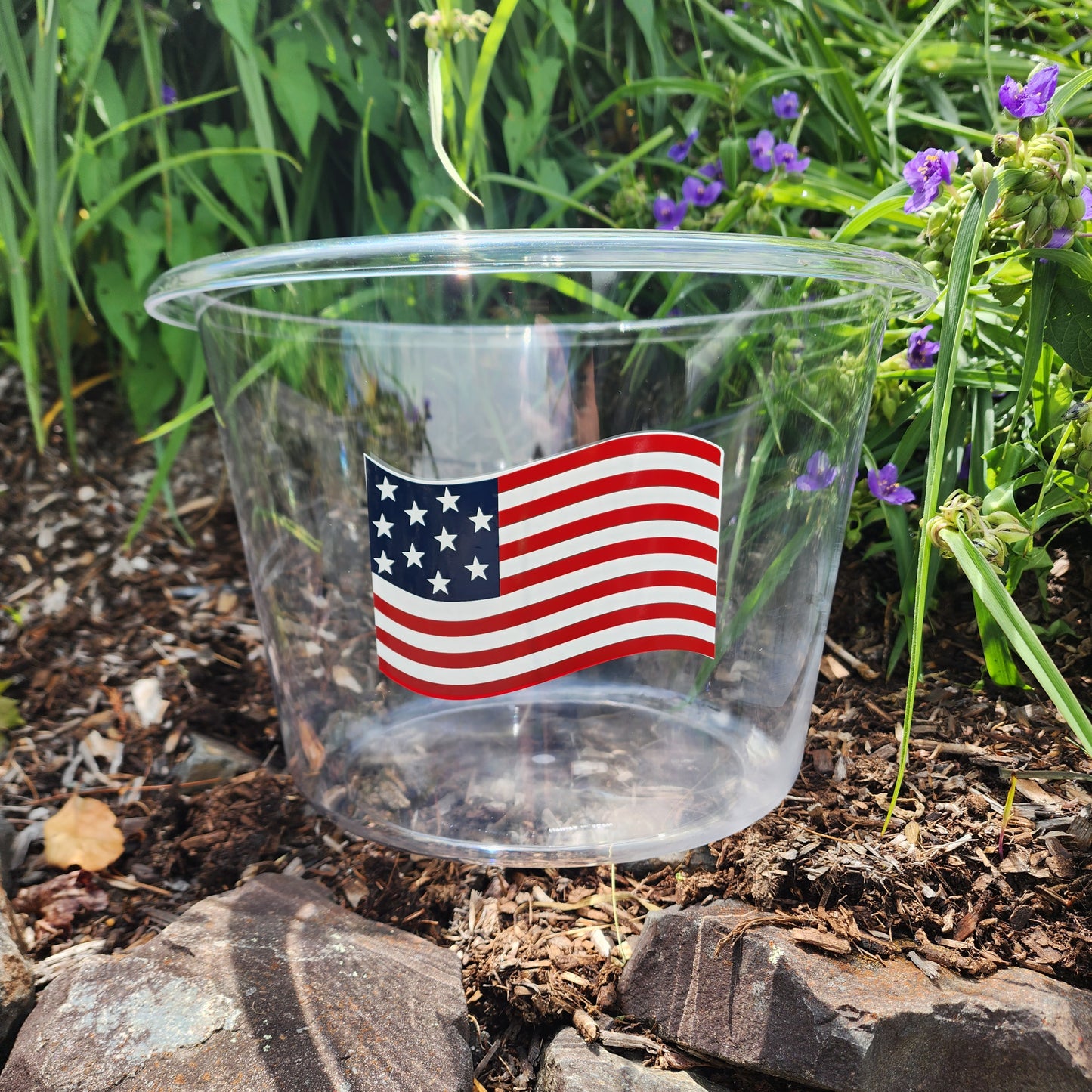 USA Flag Beverage Tub