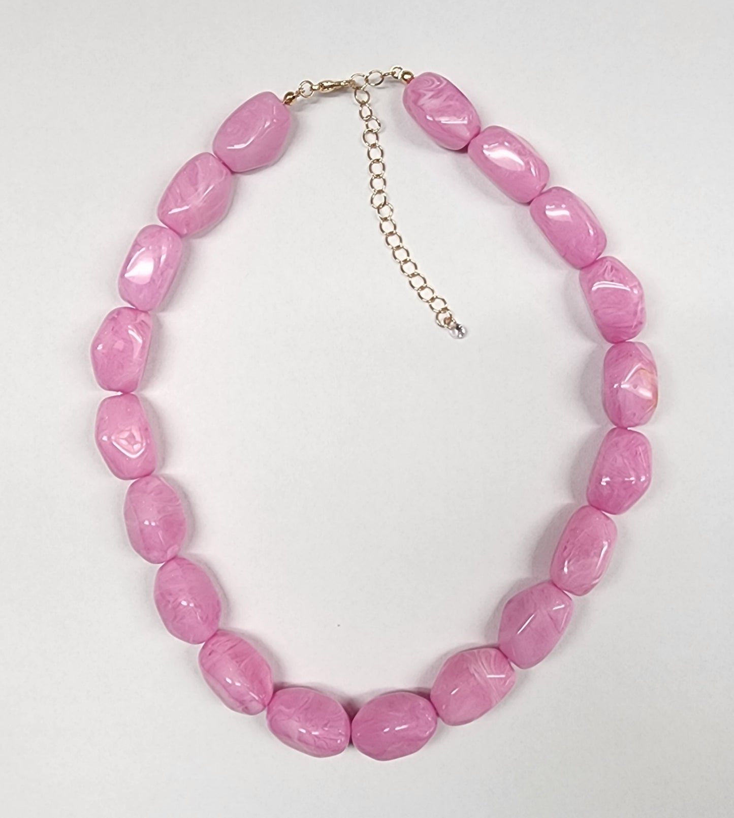 Bubblegum Pink Statement Necklace