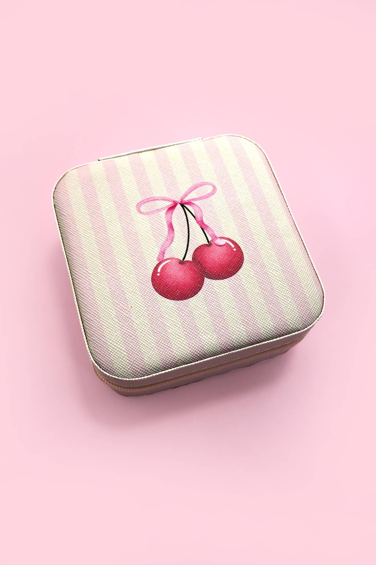 Designed Jewelry Organizer Travel Box Case | Chery Off White