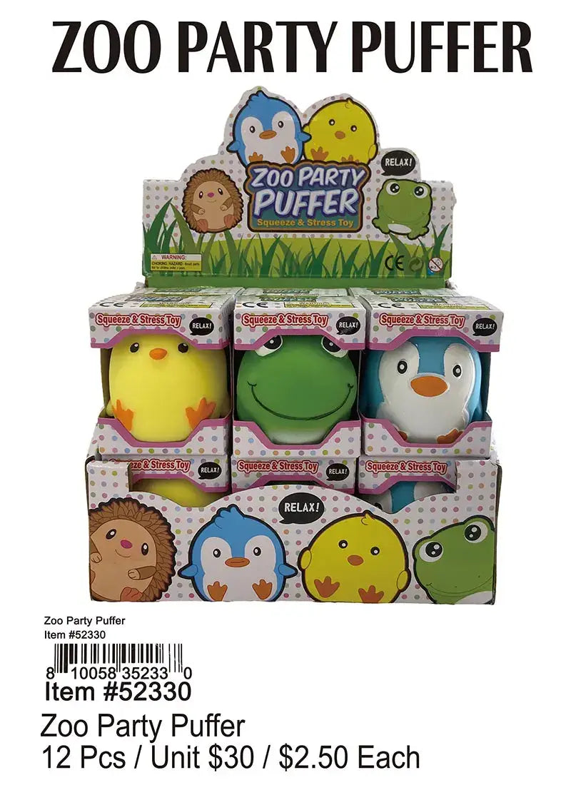 Zoo Party Puffer .