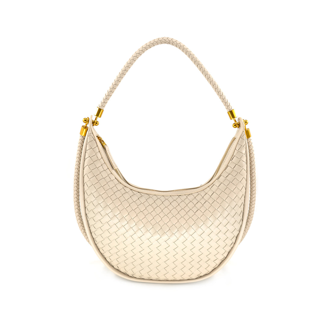 Woven Hobo in Beige