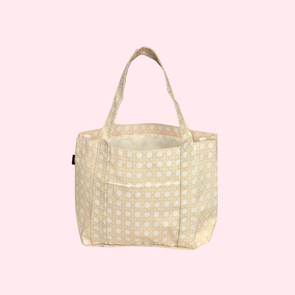 Champagne Bungalow Mini Mama Tote-Wipeable
