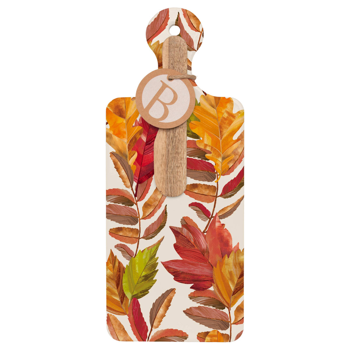 Falling Leaves Ceramic Cuterie Cheese Board Fall Autumn