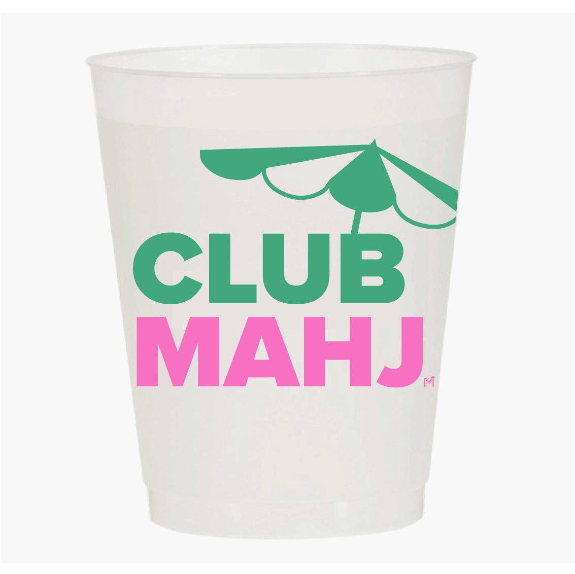 Club Mahj Mahjong Frost Flex Cups