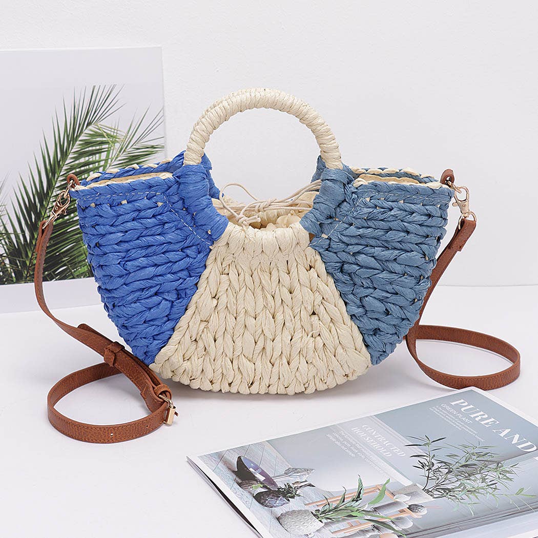 StrawEssence" Bag: Blue