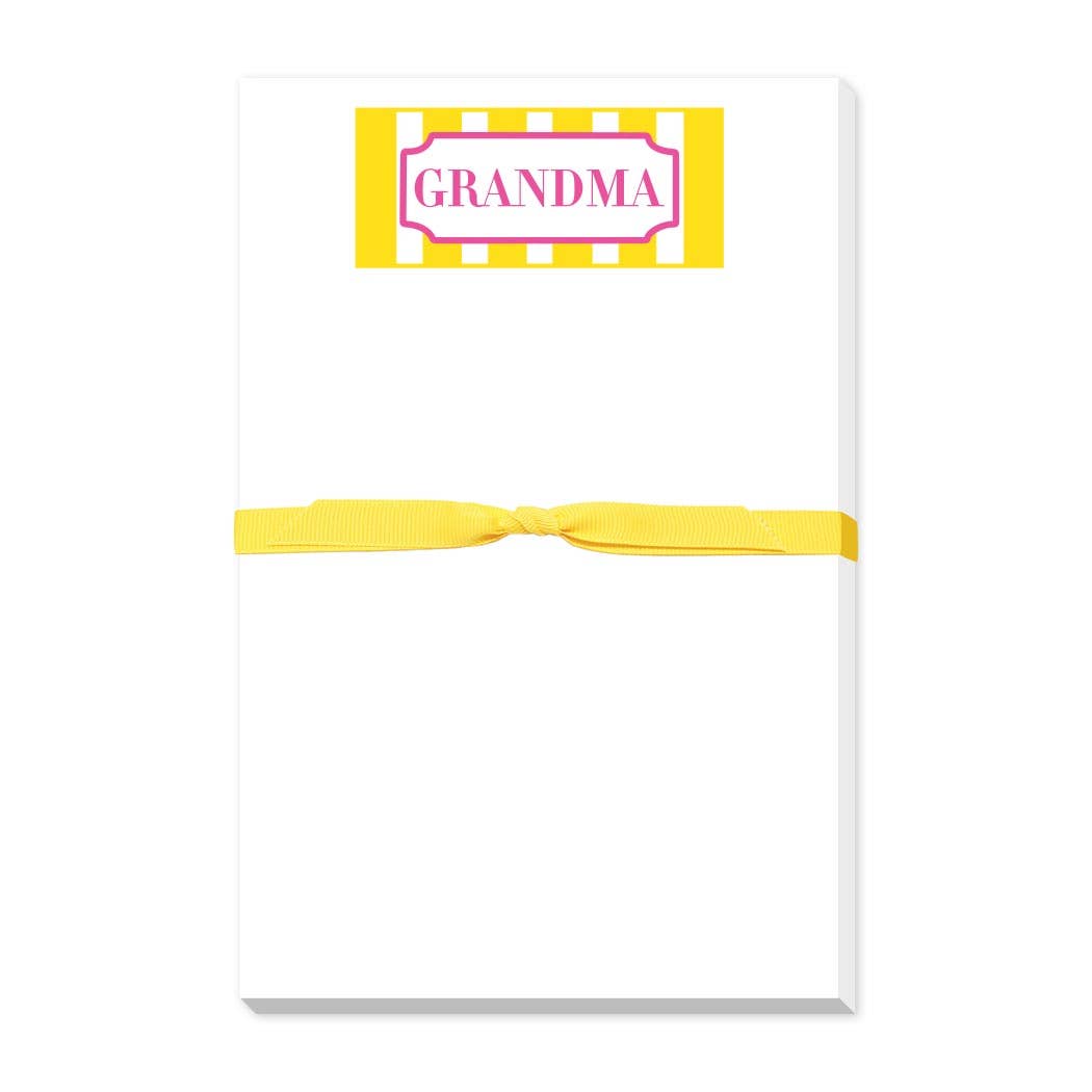 Mother's Day Cabana Collection Jottie Notepads: Grandma