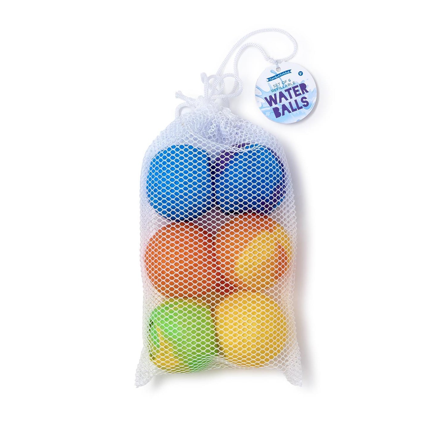 Splash Refillable Splash Water Balls with Mesh Drawstring Bag