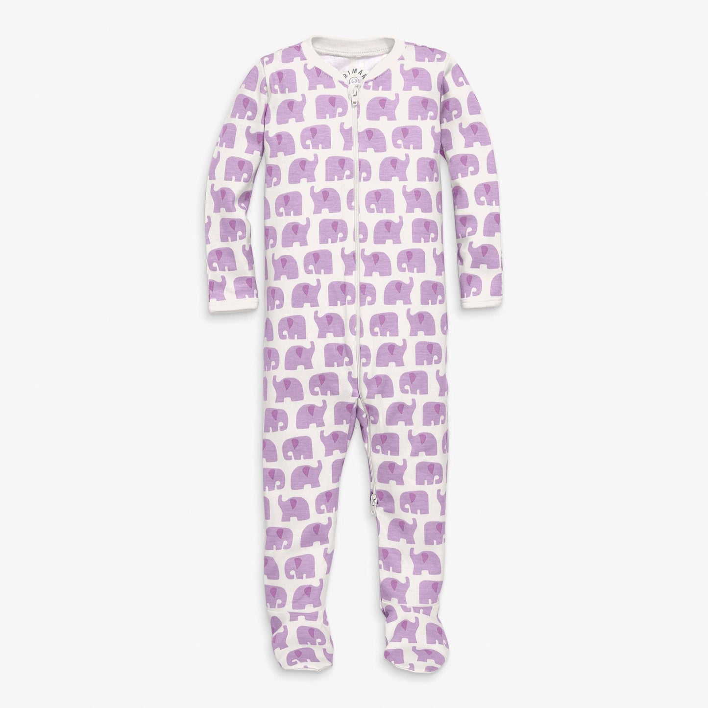 Organic Animal Friends Zip Footie