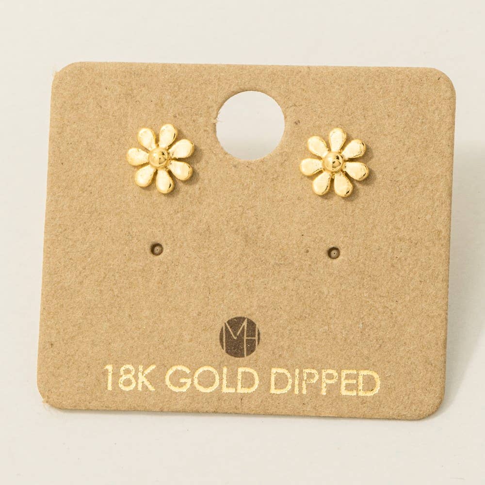 Mini Flower Stud Earrings: G