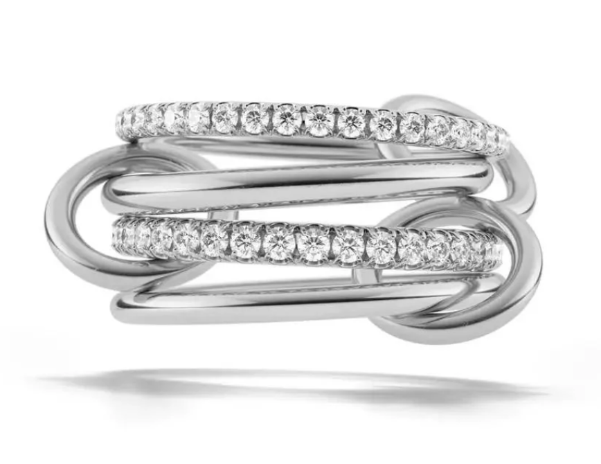 Multi Band Eternity Ring band- stacking bands: Silver NON TARNISH