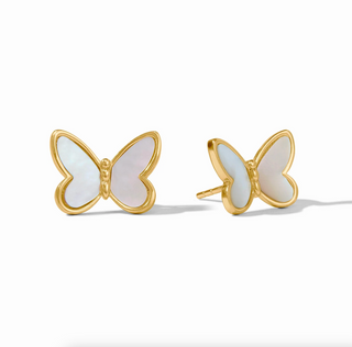 Papillon Stud - Mother of Pearl