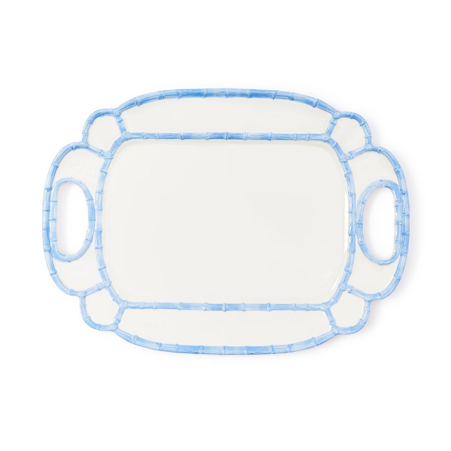 French Blue Bamboo Touch Platter