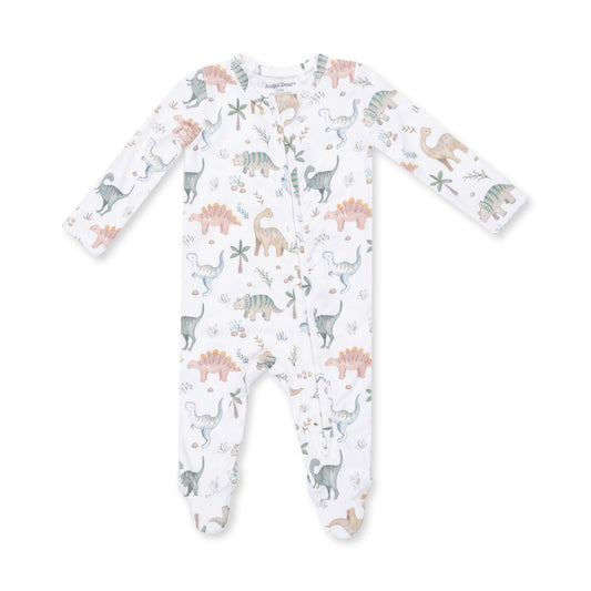 Angel Dear Sweet Baby Dinos - 2 Way Zipper Footie - image 2