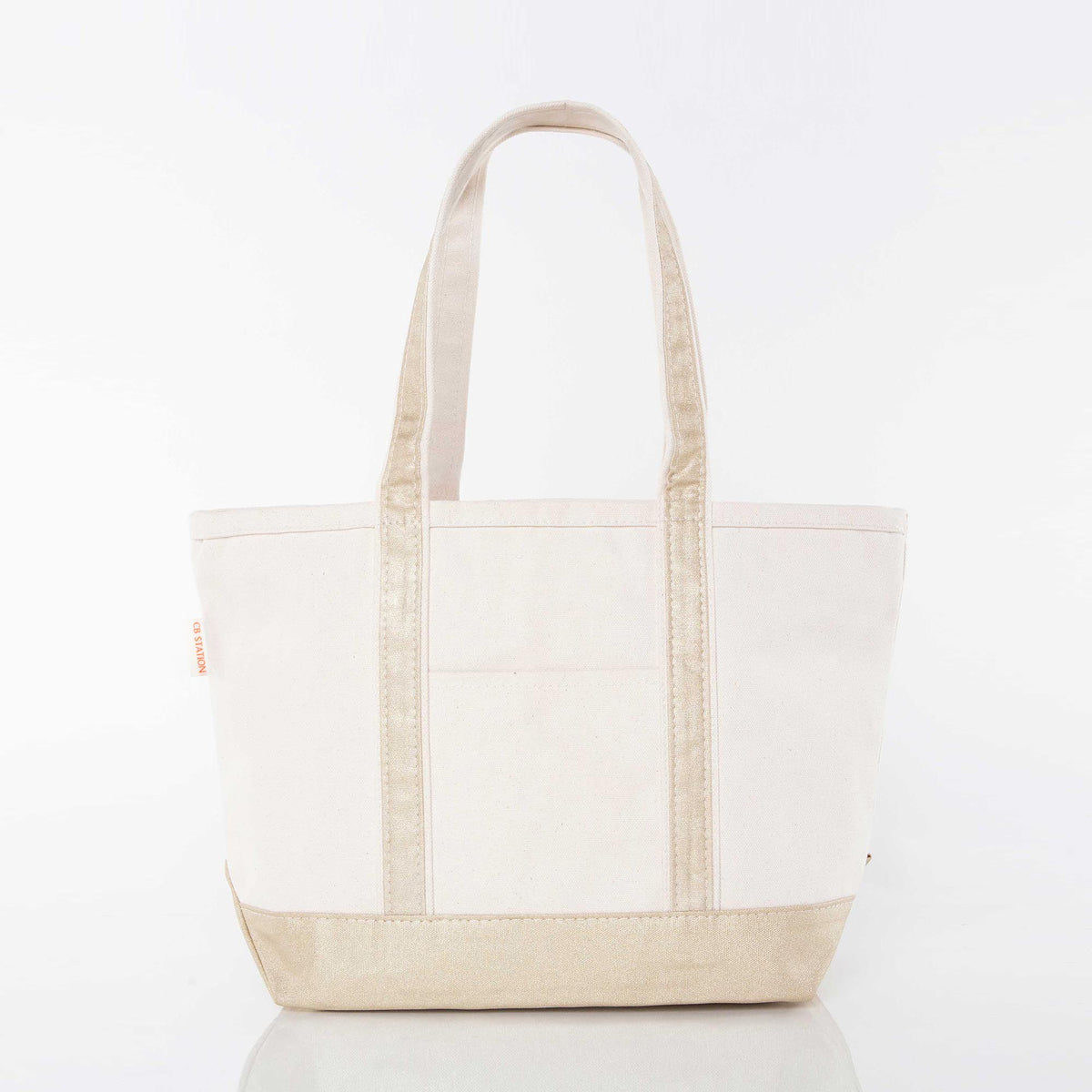 Medium Metallics Classic Tote Gold