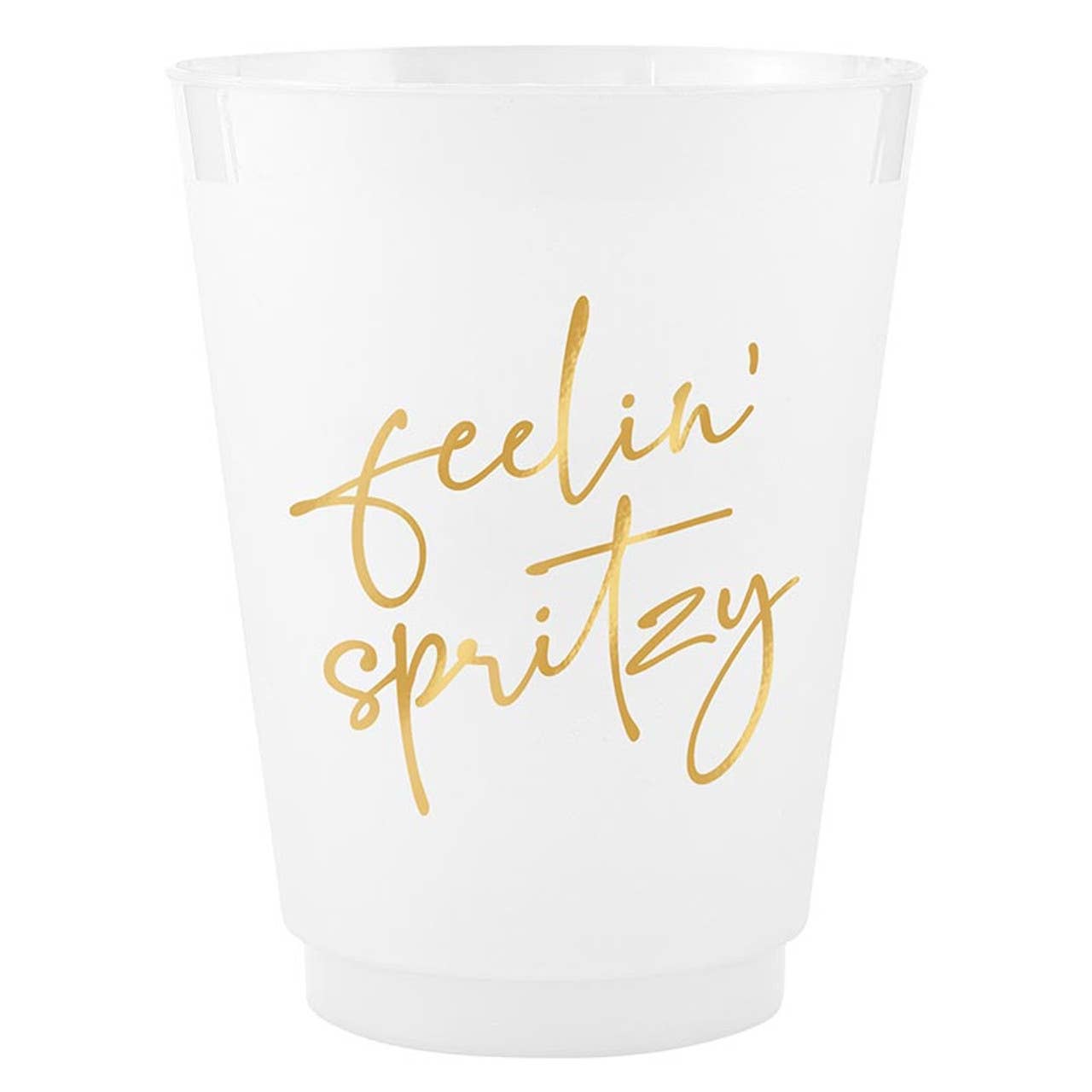Gold Foil Frost Cup - Feelin' Spritzy