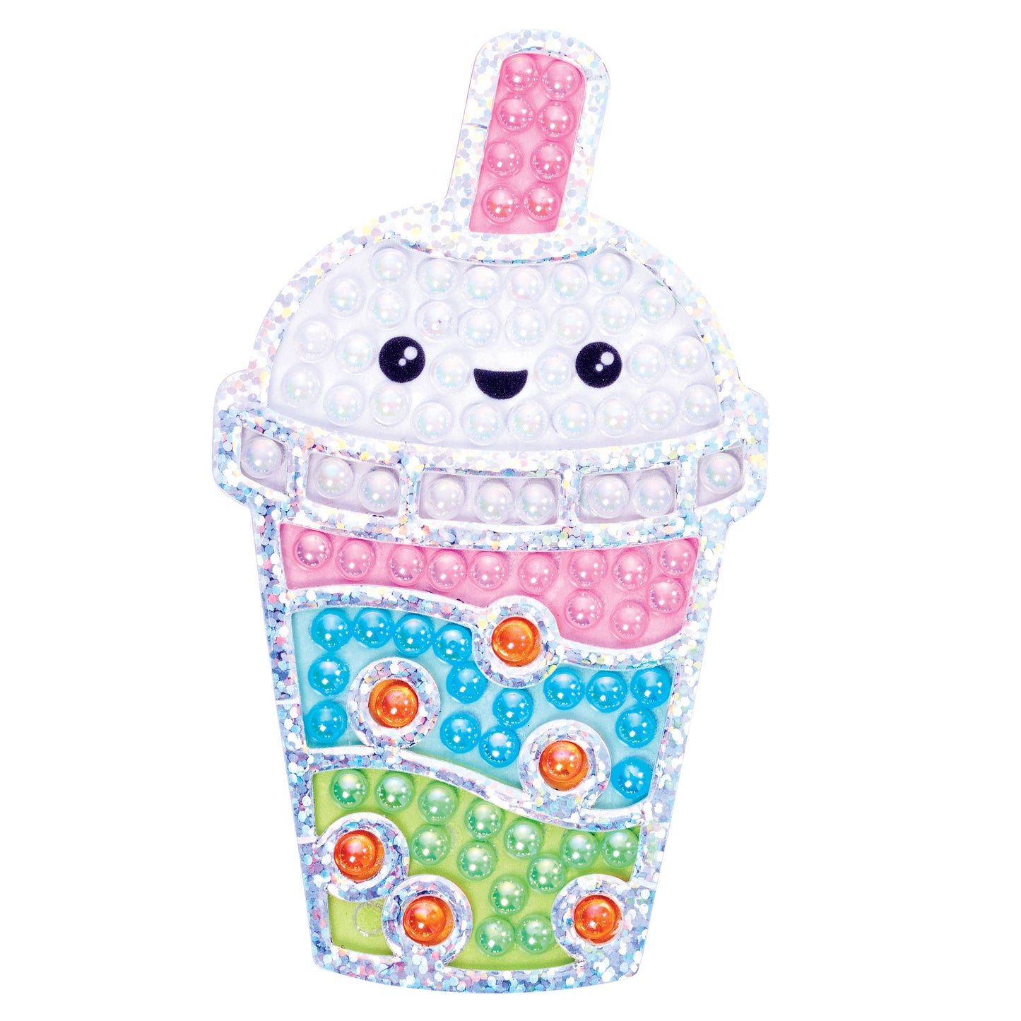 Bubble Gems Super Sticker Diamond Painting Kits for Kids: Bubble Tea