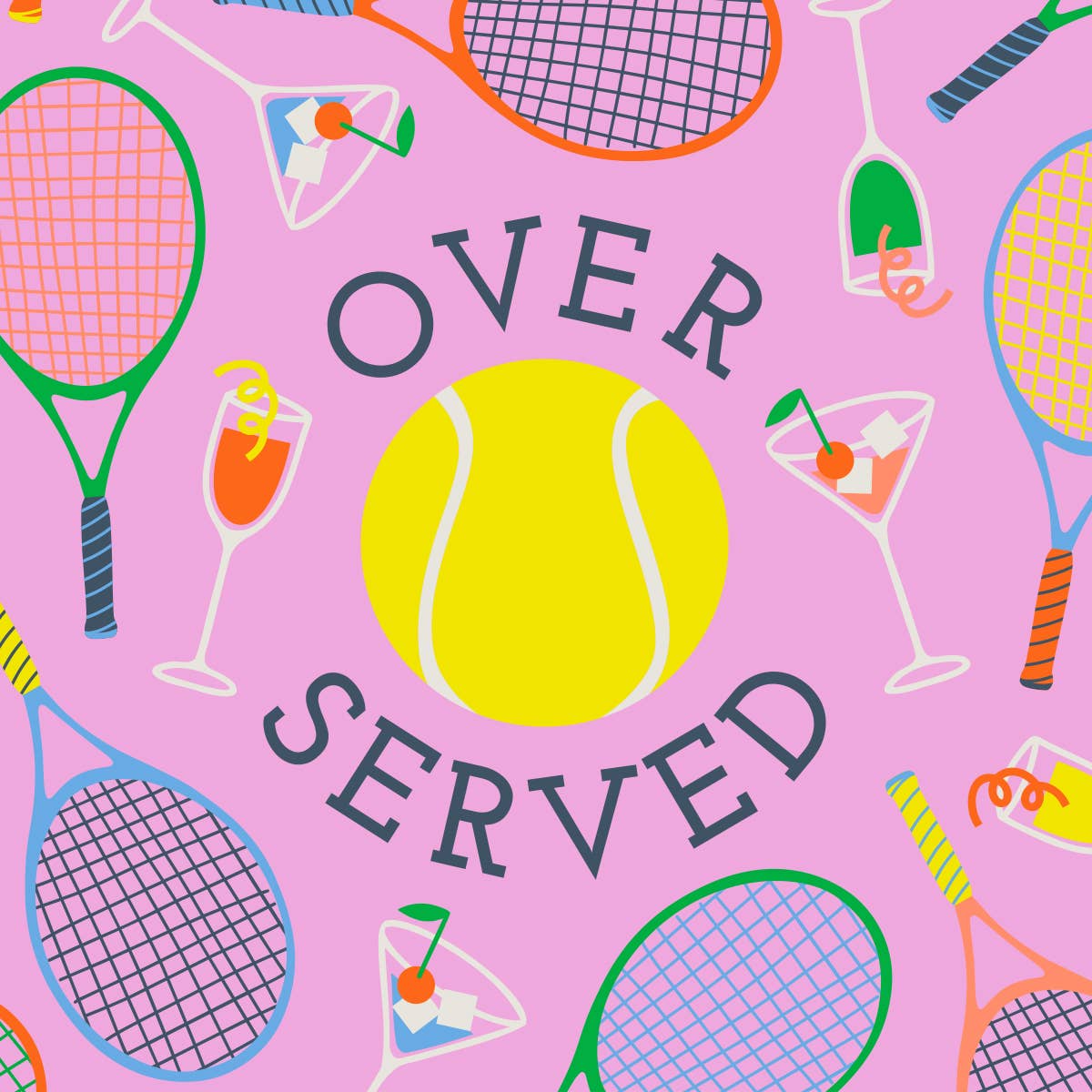 Funny Tennis Cocktail Napkins | Overserved