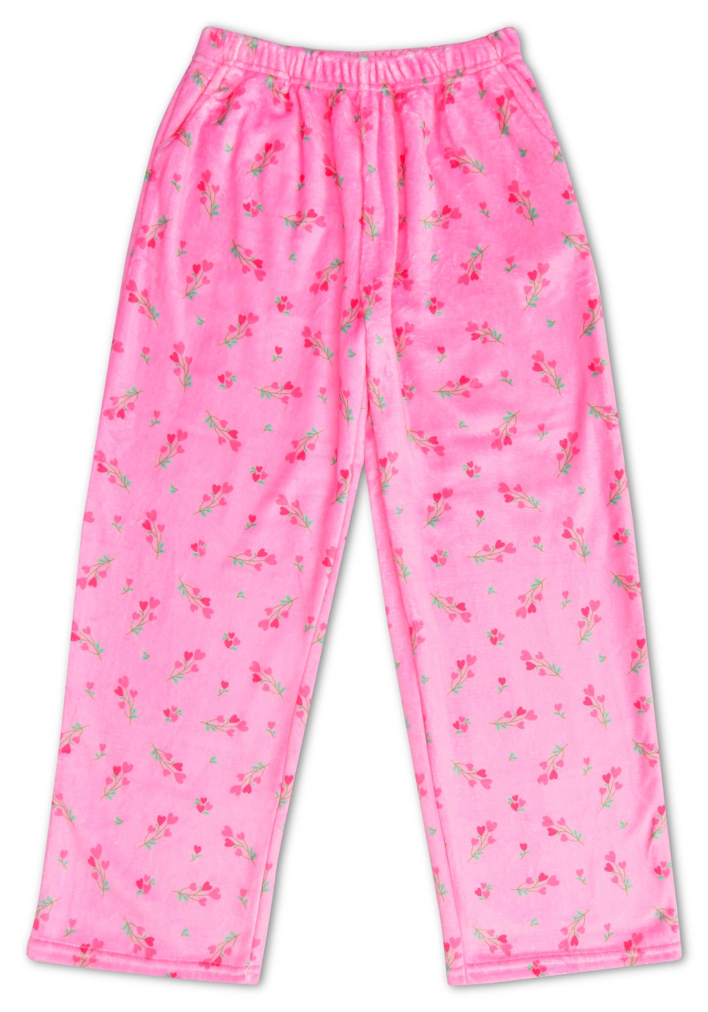 Theme Sweet Pink Plush Pants