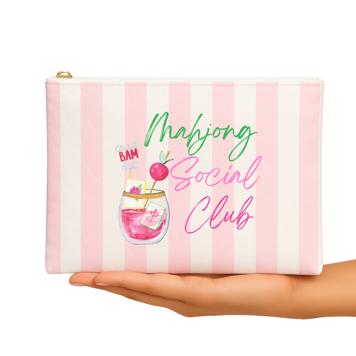 Mahjong Pouch | Mahjong Social Club Mahjong Gift Tyvek