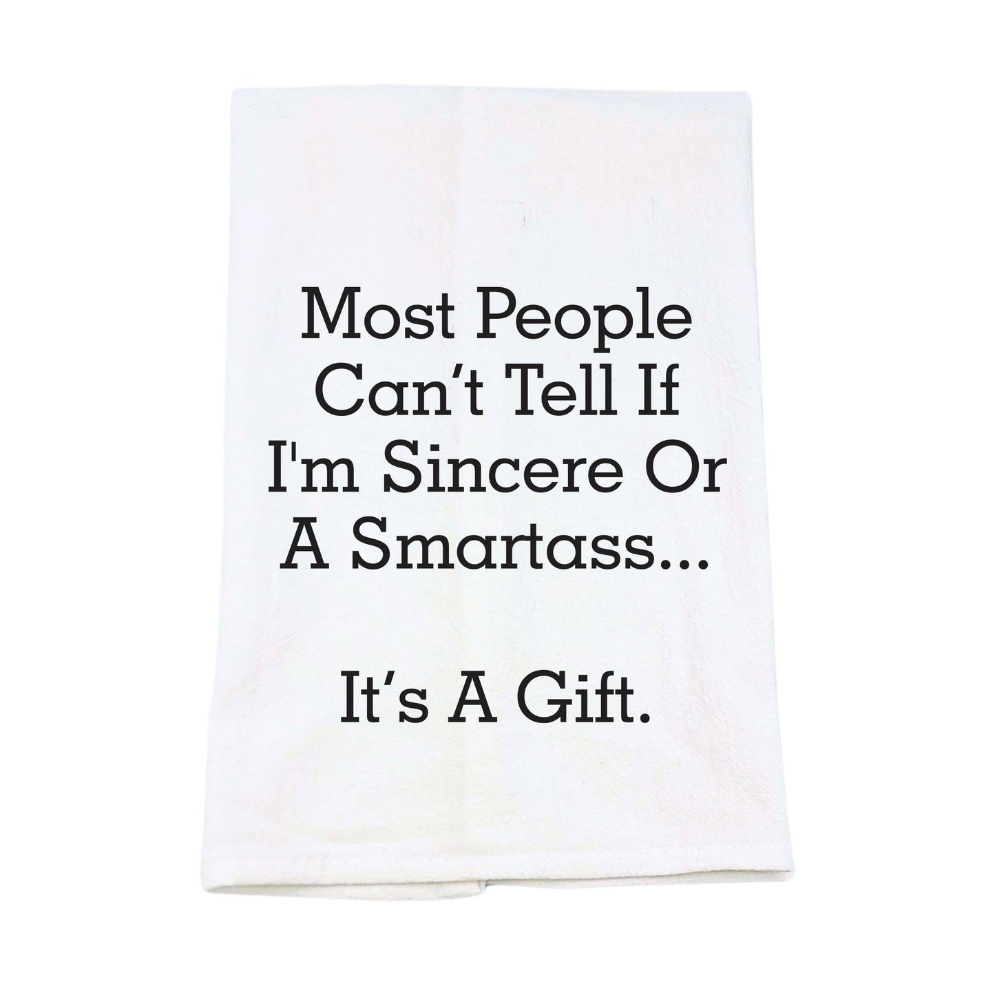 Sincere Or A Smartass Funny Kitchen Tea Towels