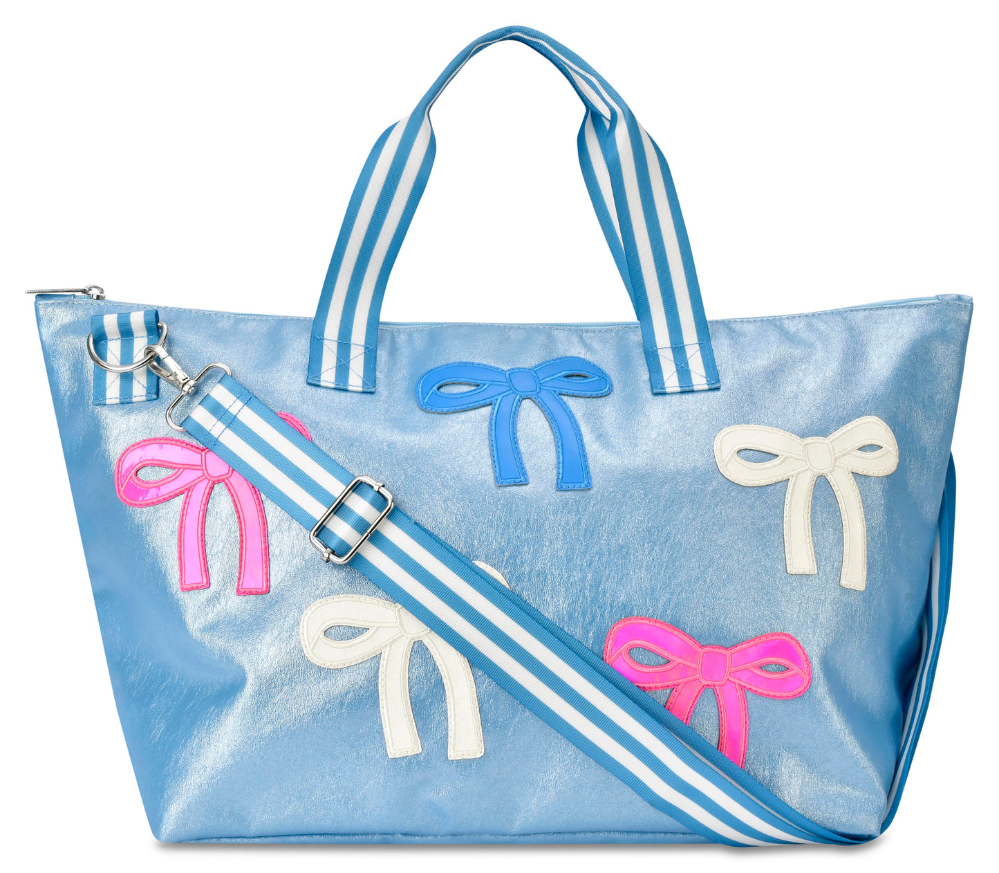 Patched Bow Overnight Bag