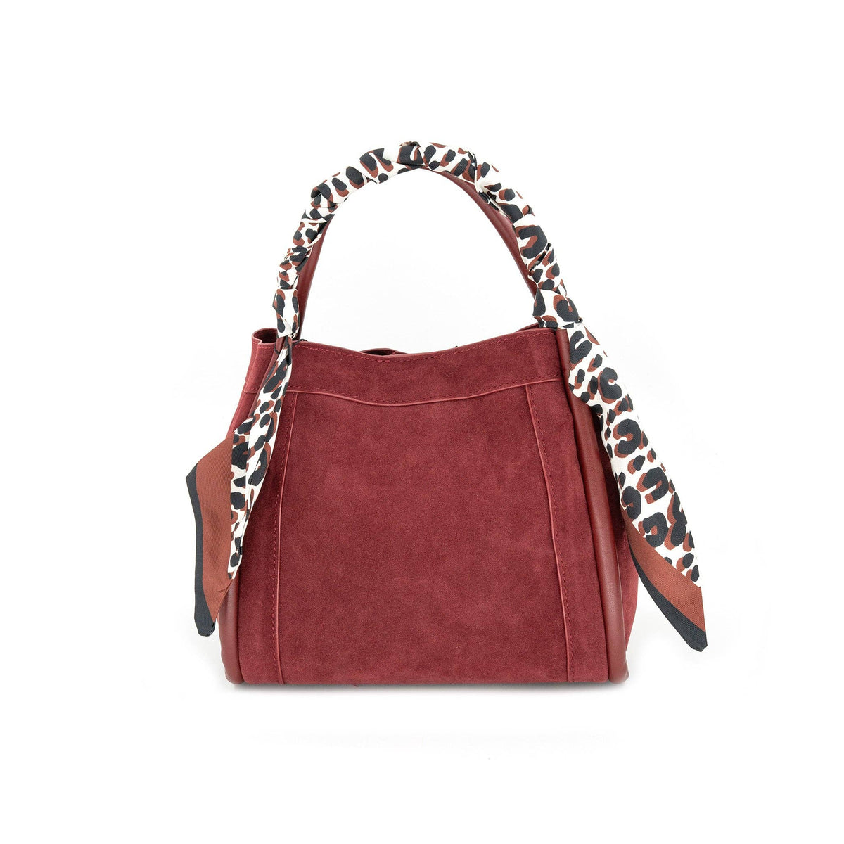 Fall Bucket Bag : Burgundy
