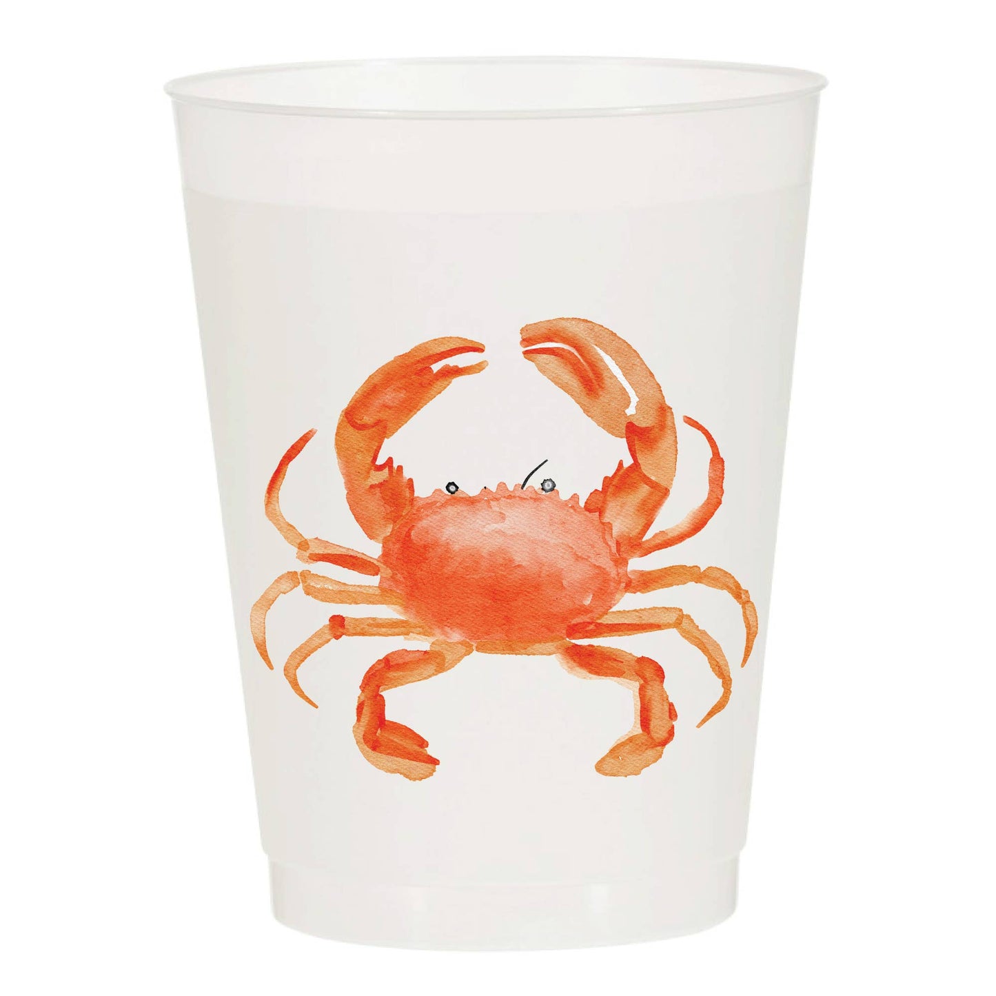 Stone Crab Frosted Cups - Boil: Pack of 6