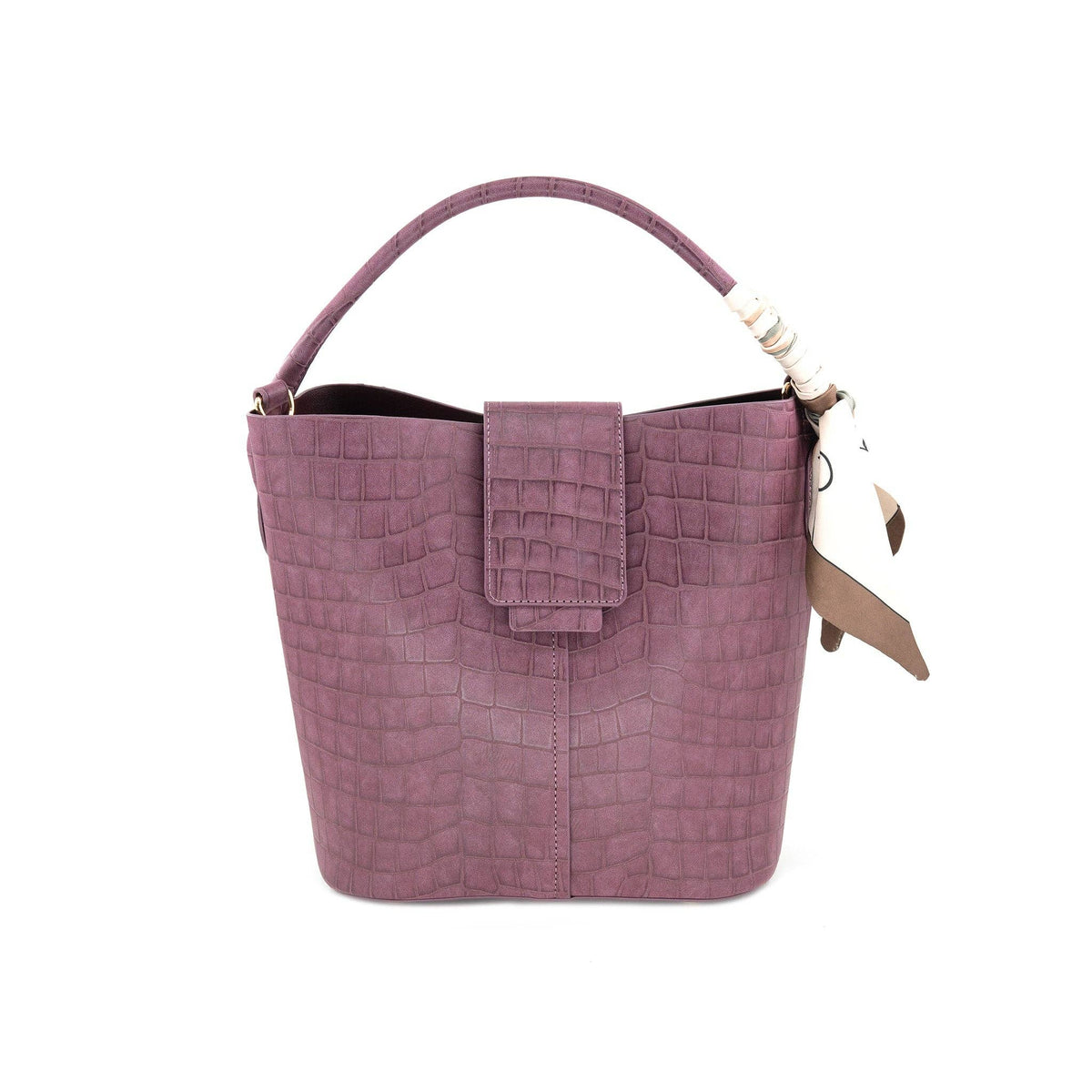 Fall Bucket Bag : Burgundy Large