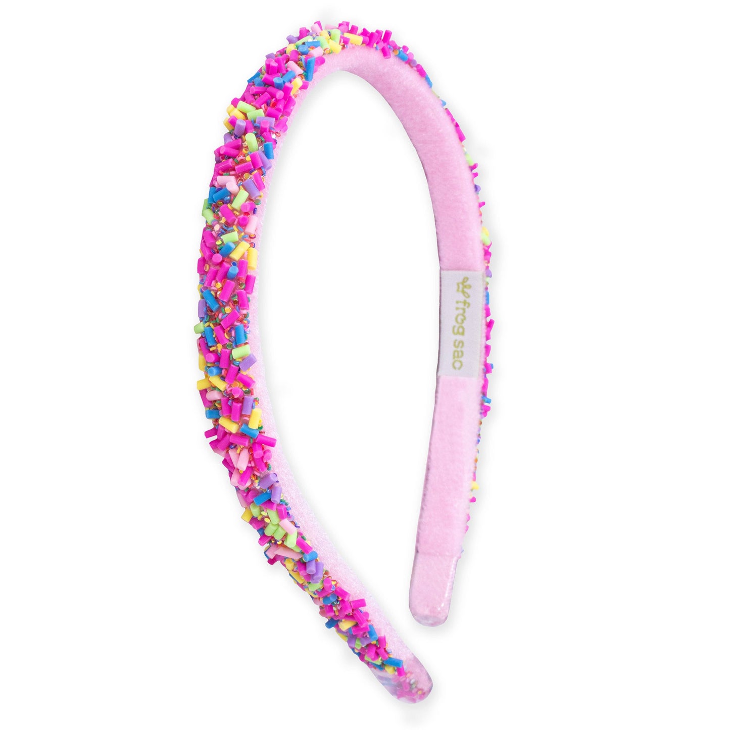 Thin Sprinkle Headband - Non Slip Hair Accessories for Kids: Pink