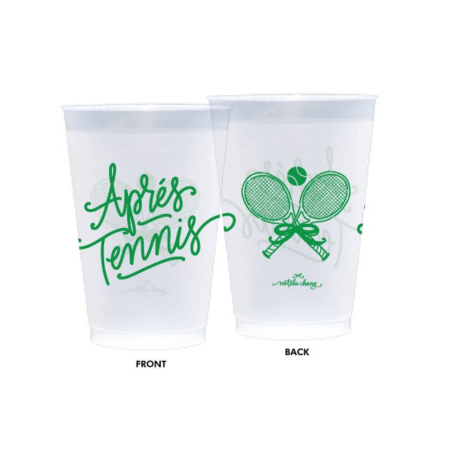 Aprés Tennis | Cups & Napkins: FROST FLEX Cups