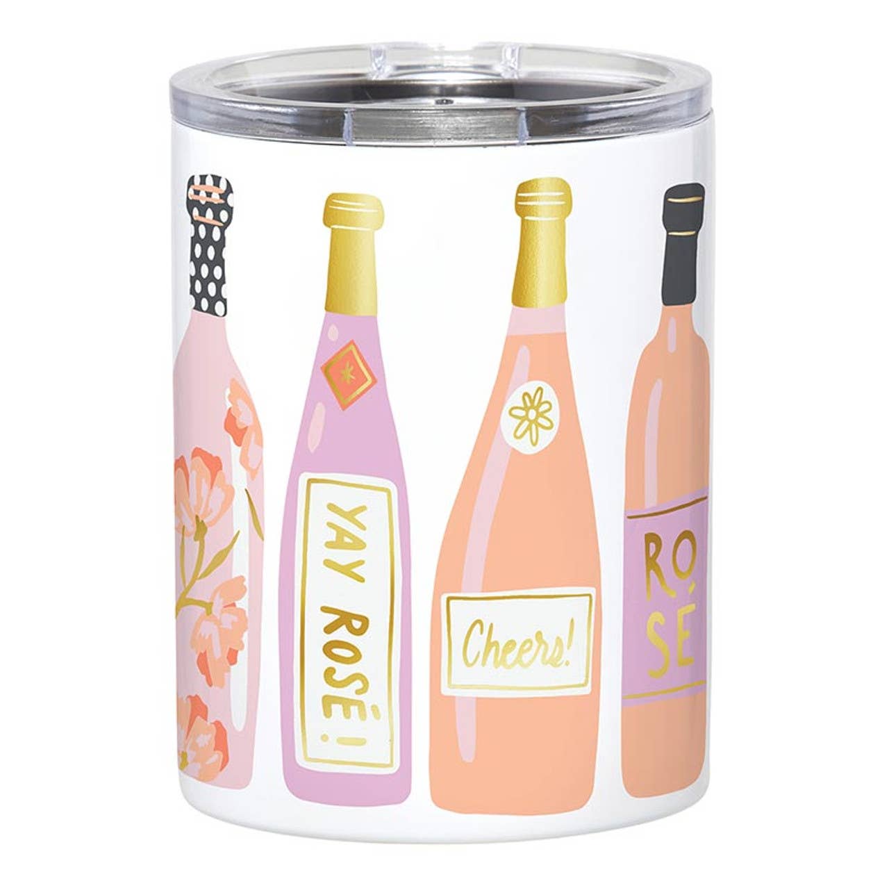 Stainless Steel Tumbler - Champagne Bottle