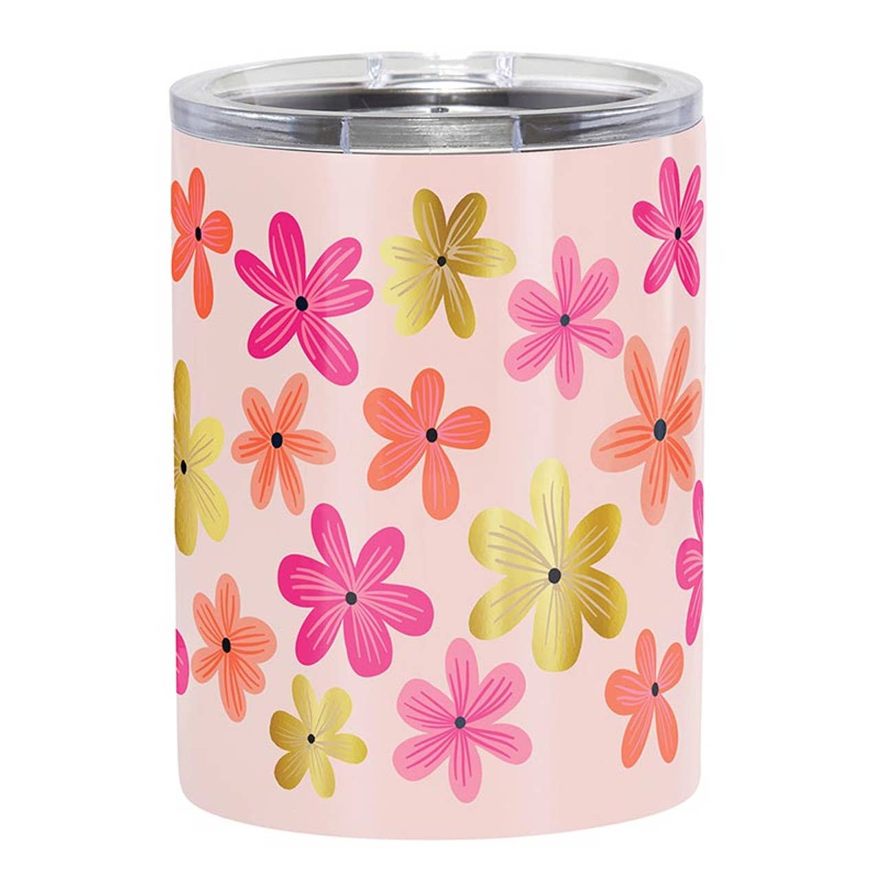 Stainless Steel Tumbler - Floral Pattern