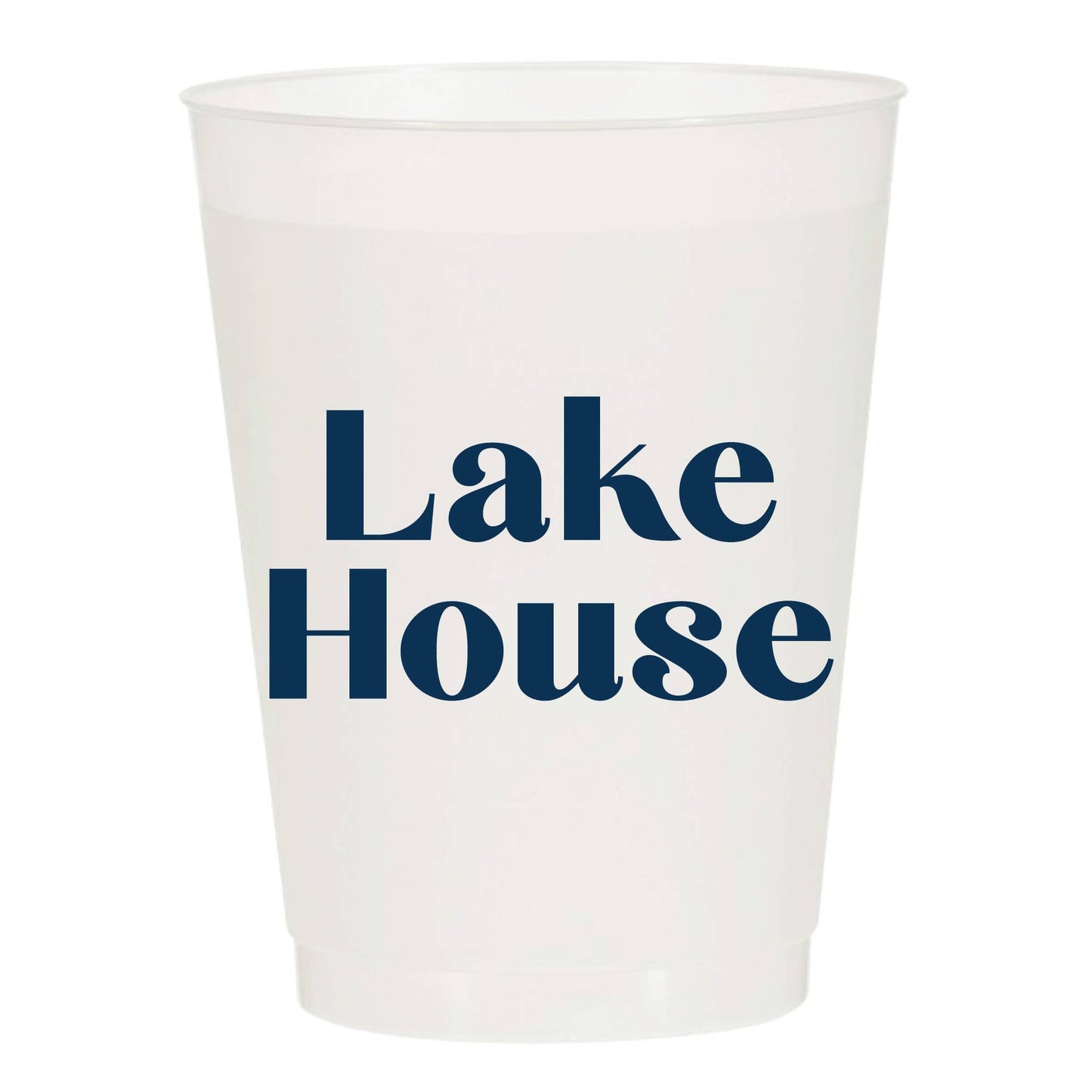 Lake House Summer Frosted Cups- Summer