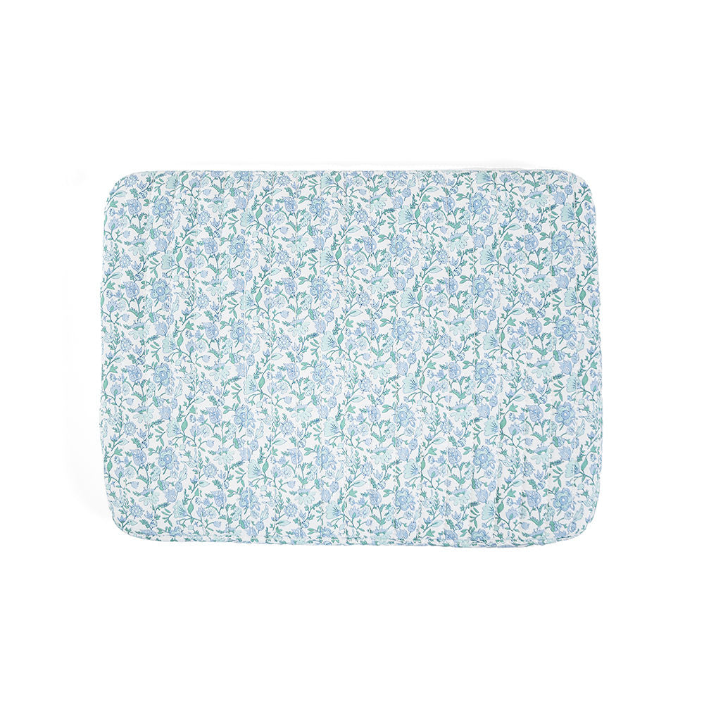 QUILTED LAPTOP SLEEVE - HAMPTONS FLORAL