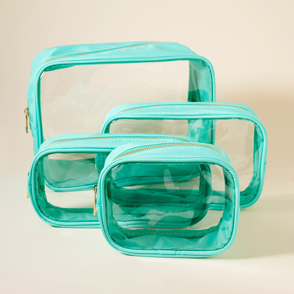 Clear Transparent Cosmetic Pouch Bags