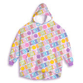 Varsity Fuzzy HUUUGEY - Oversized Hoodie