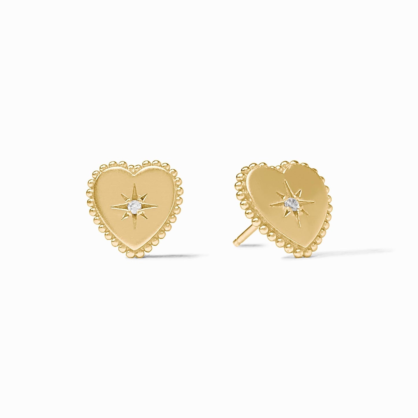 Heart Stud - Cubic Zirconia